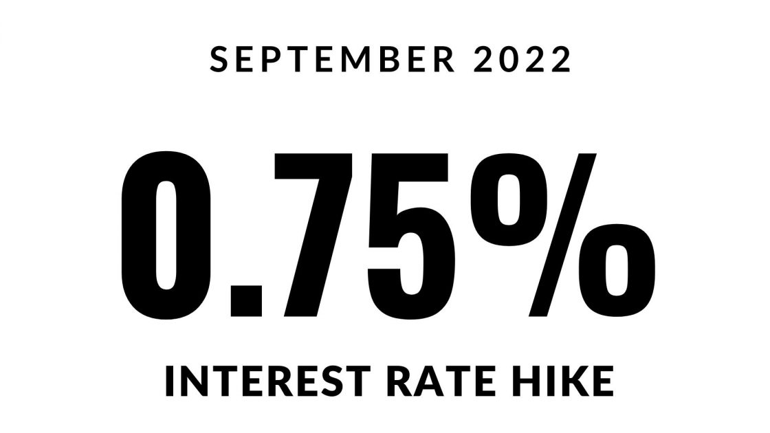 Fed hikes interest rates by 0.75%